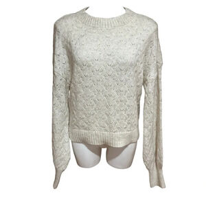 Sugar Moon white Whisper white women sweater